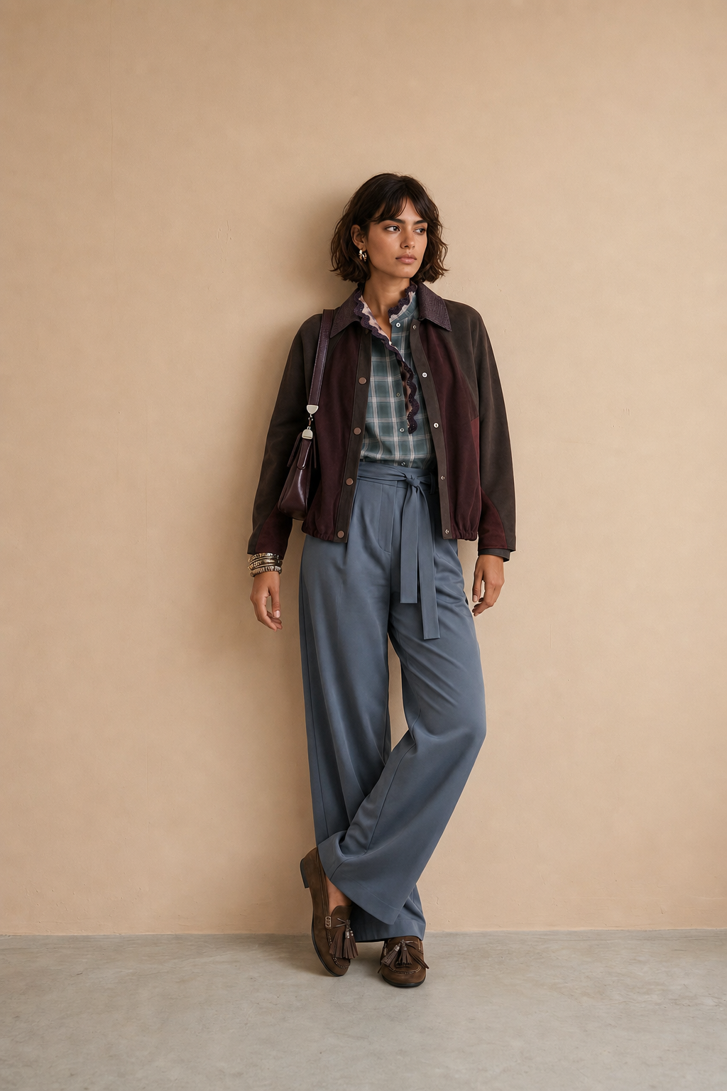 Veste Leandro - Patchwork Purple