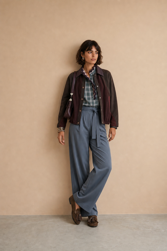 Veste Leandro - Patchwork Purple