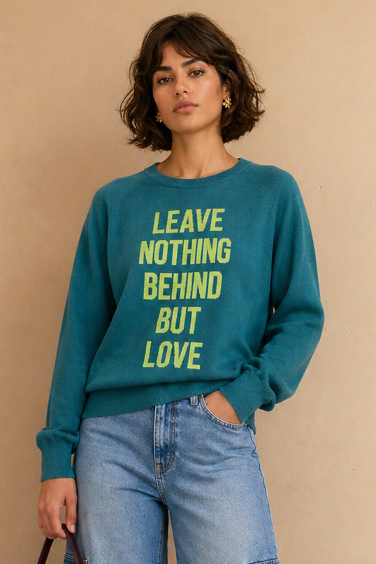 Sweat à message Loving - Canard