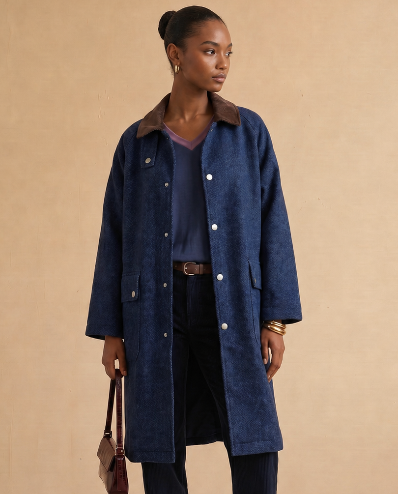 Veste Nelia - Chevron Bleu