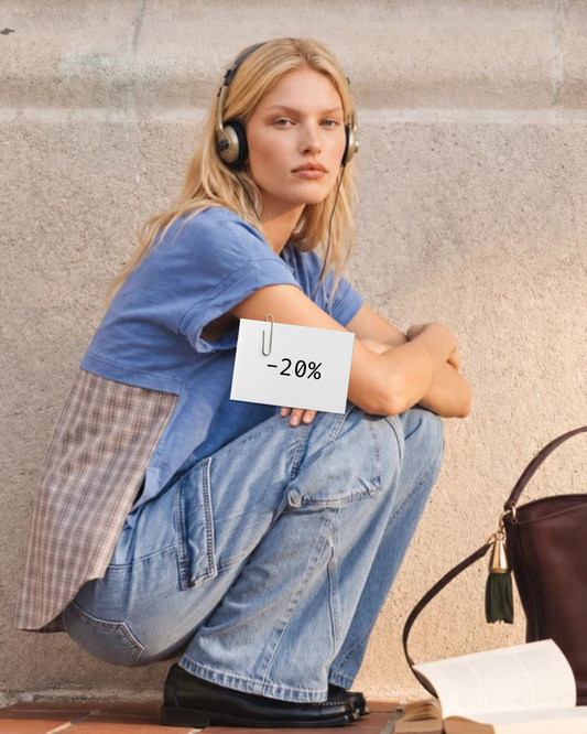 OFFRE LOOK A -20% - T-shirt Estuve + Jeans cargo Timeo Denim
