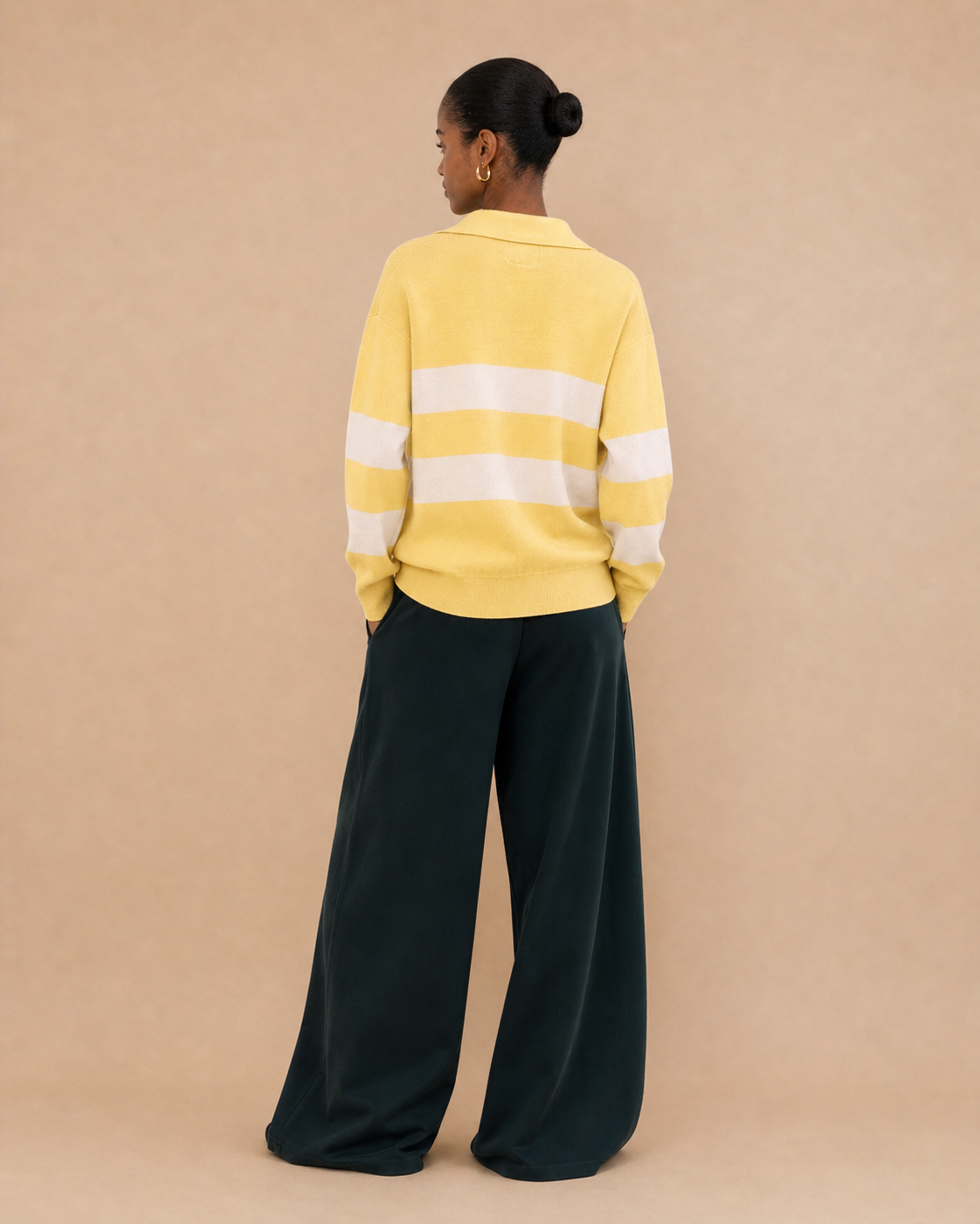 Pull Oriane - Rayures Ocre