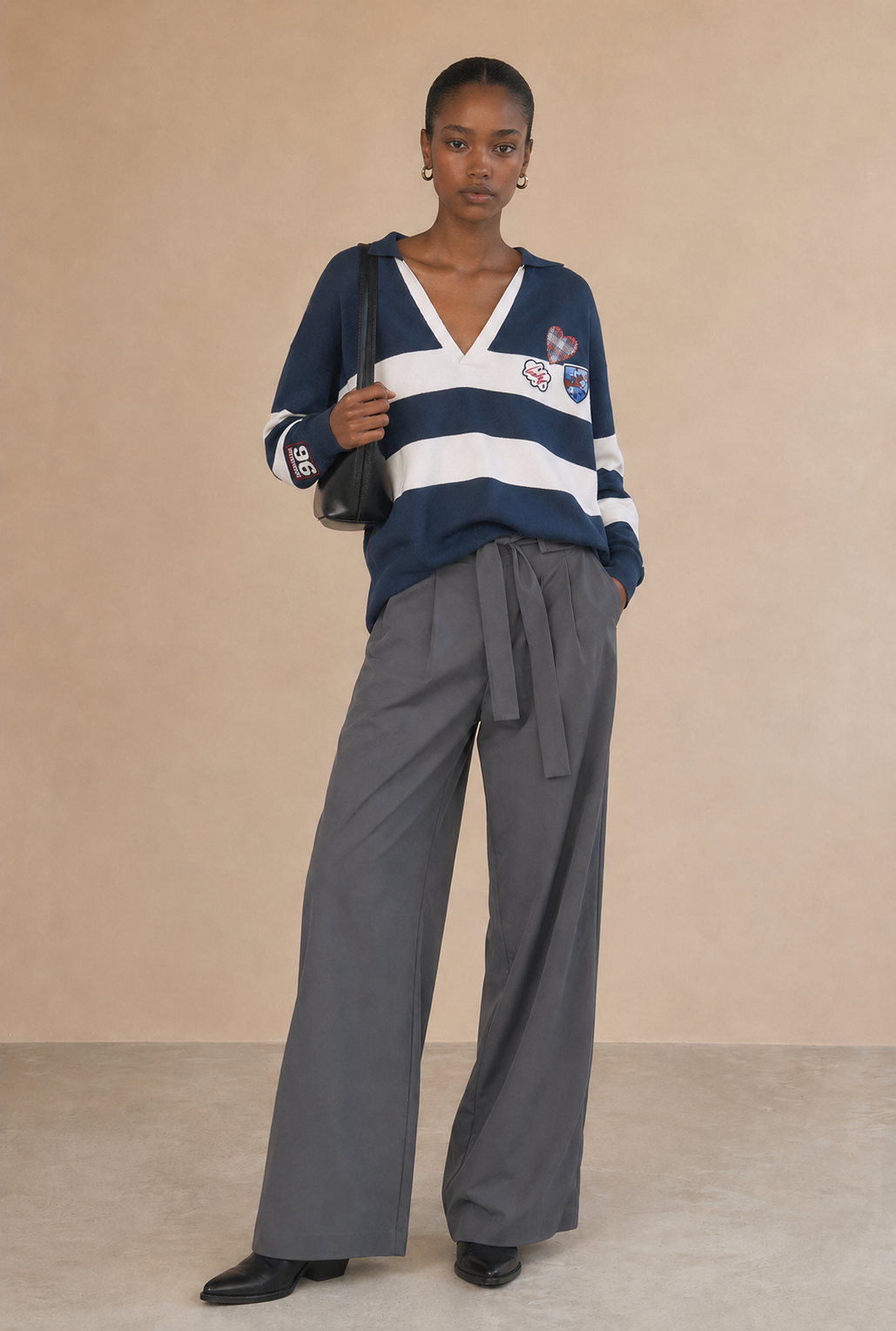 Pull Oriane - Rayures Marine