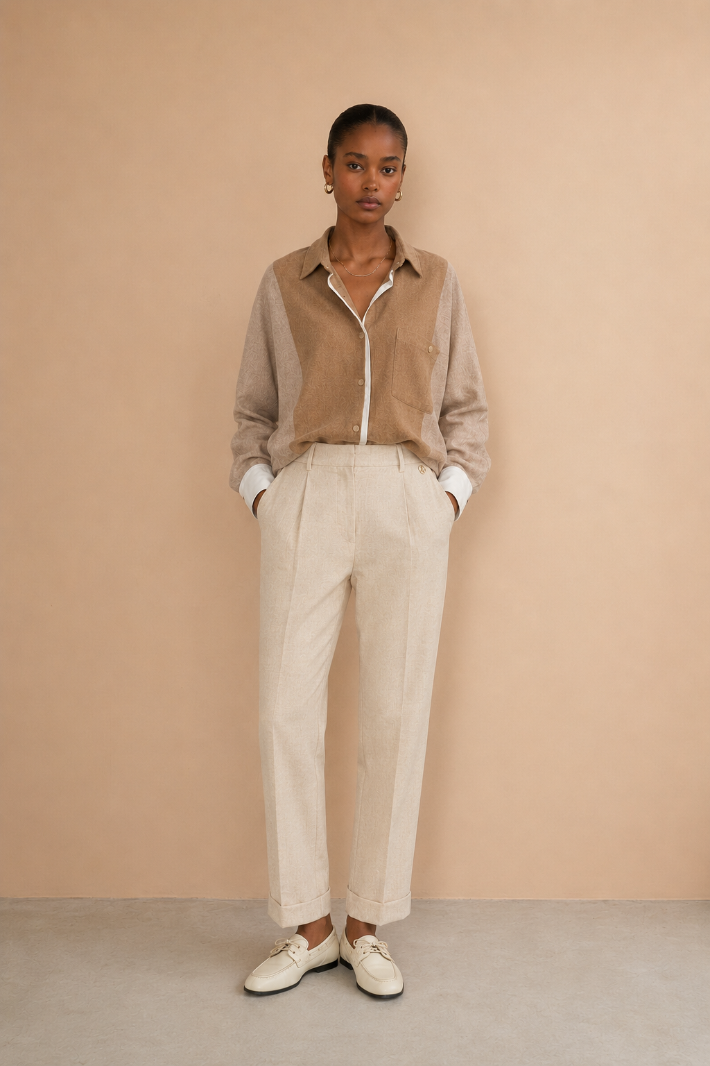 Top Ovy - Beige