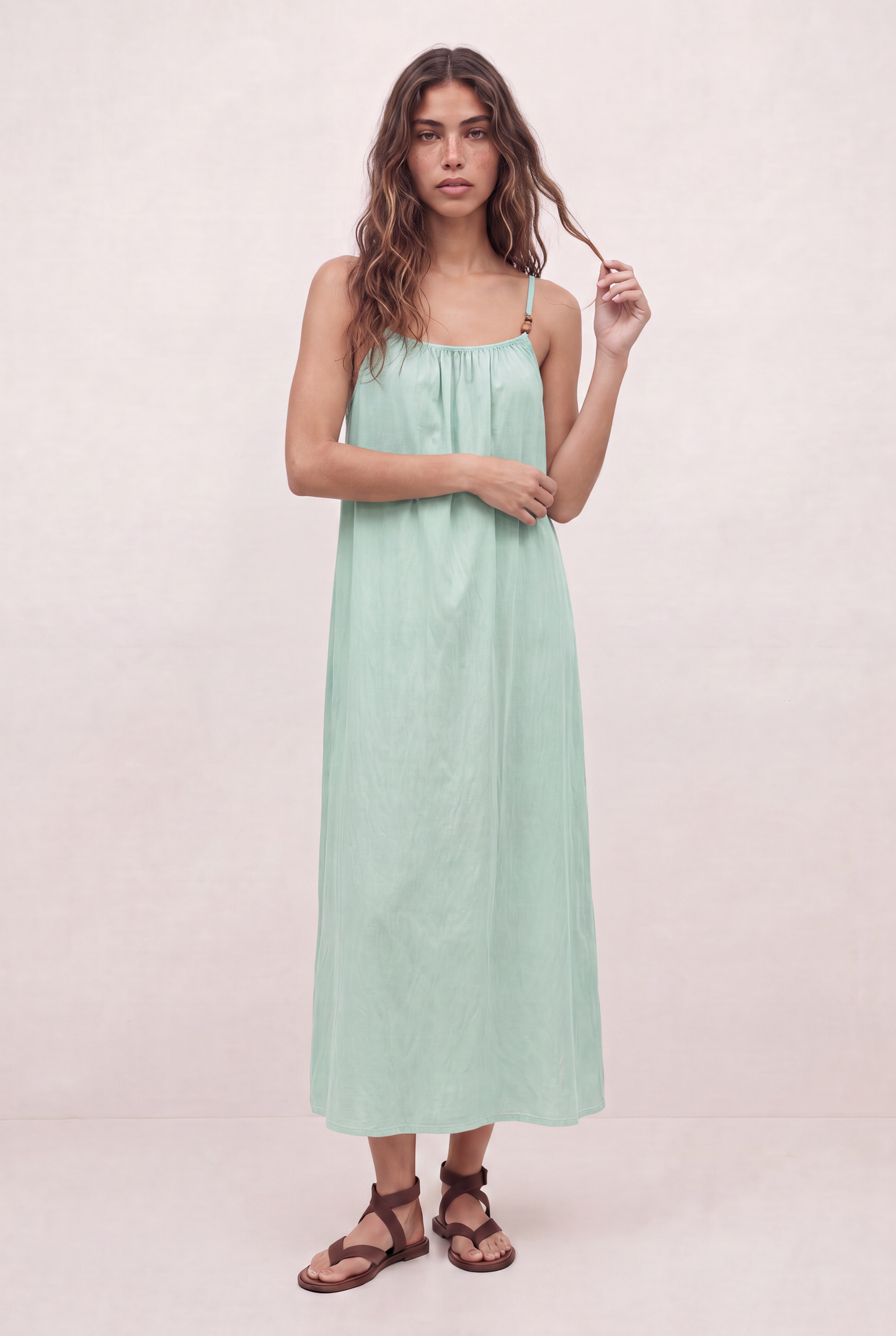 ROBE PAULETA rose ou menthe