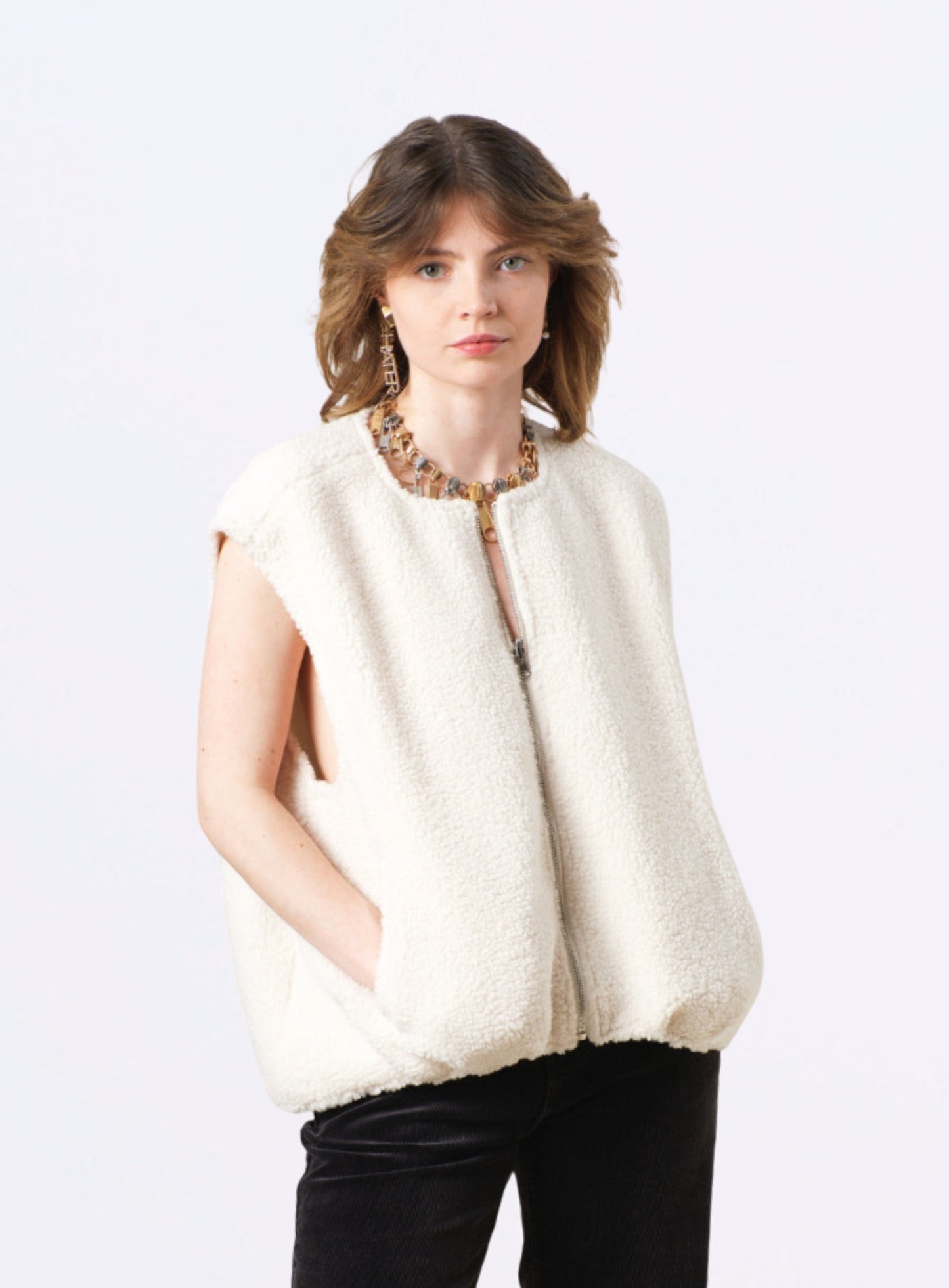 Gilet Reversible Trish Bleu 