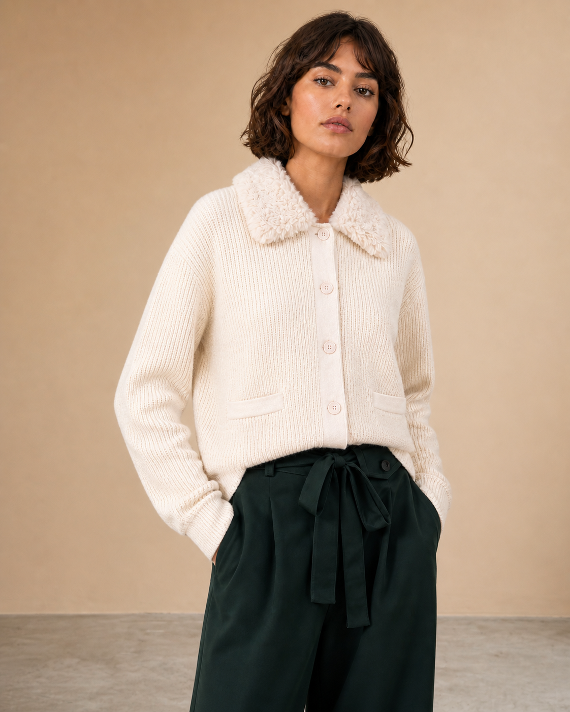 Cardigan Benji - Ecru