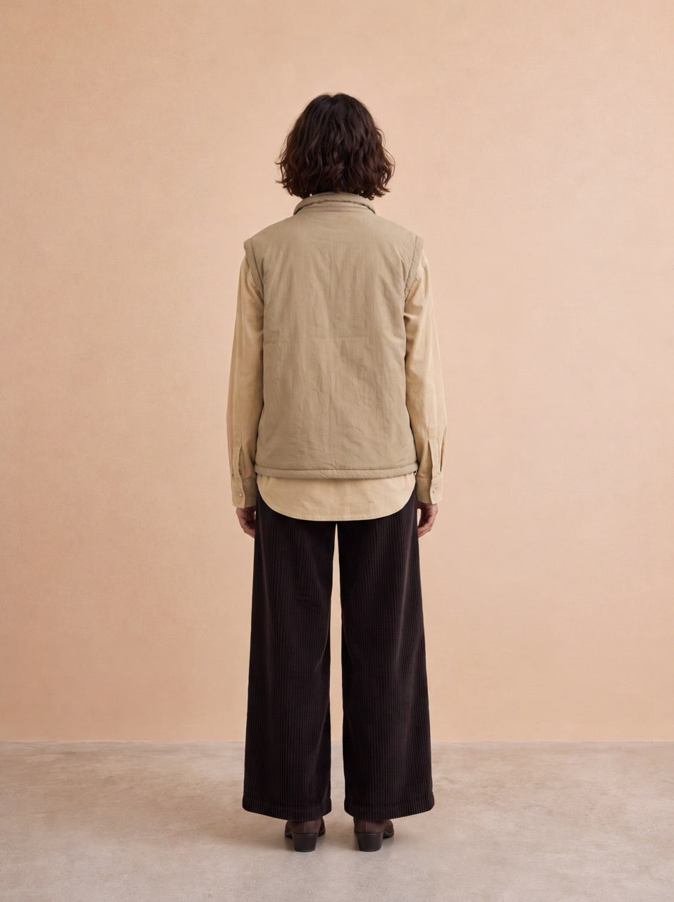 Doudoune sans manches Rita - Beige