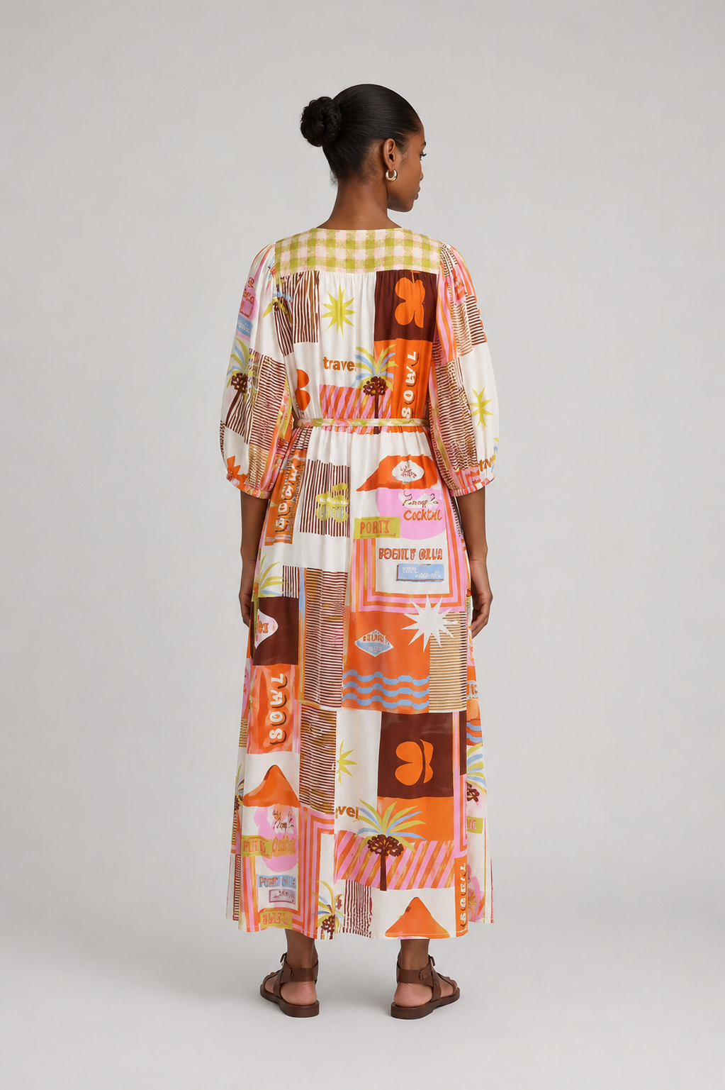 ROBE ALVAE coloris Miami Vice