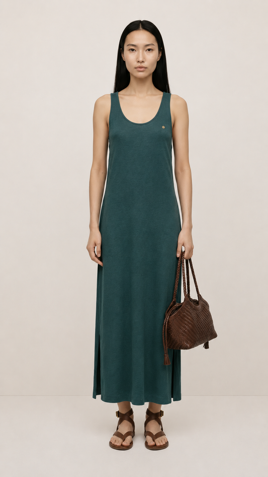 ROBE ADELINA vert