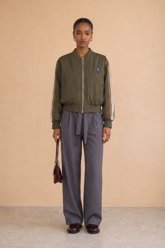 Blouson bomber sport Tiago - Kaki