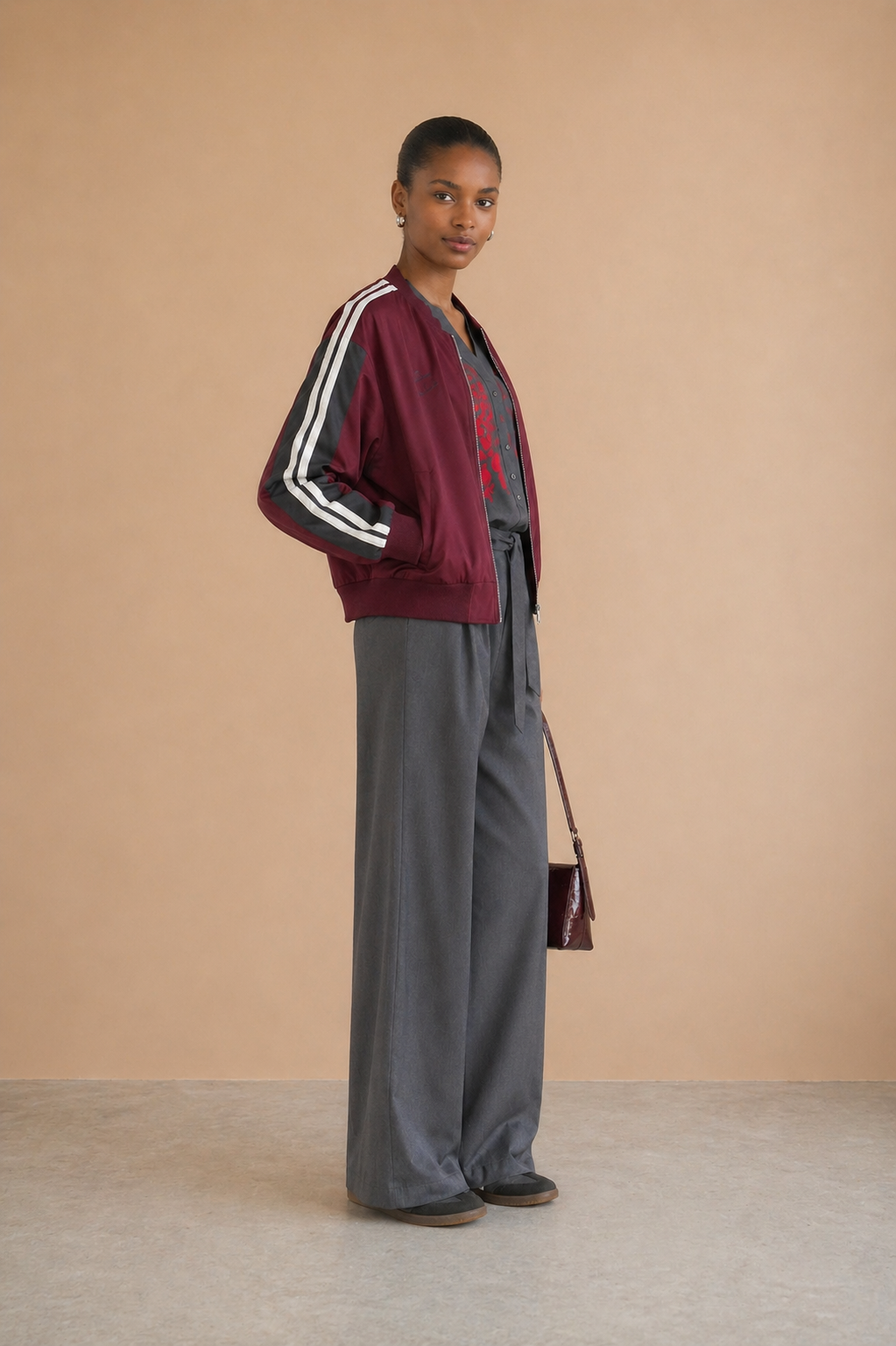Blouson bomber sport Tiago - Bordeaux