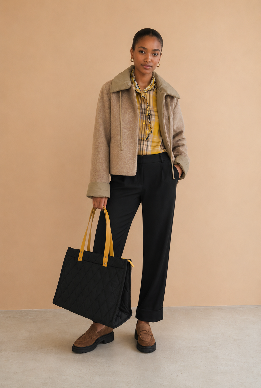 Pantalon de tailleur Zolina - Noir