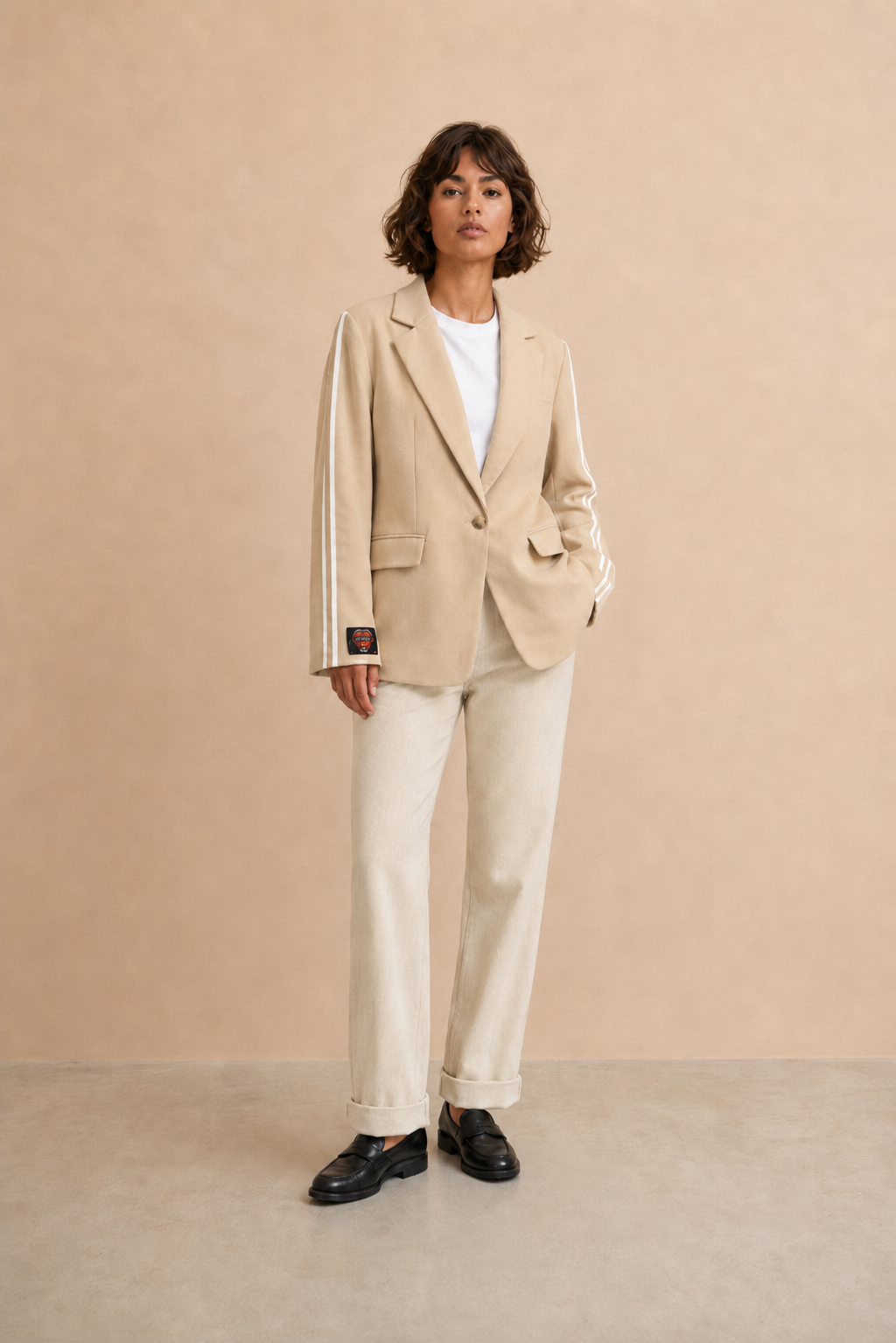Pantalon de tailleur Zolina - Beige