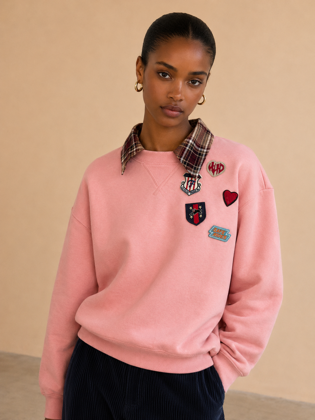 Sweat-Shirt Enine - Rose